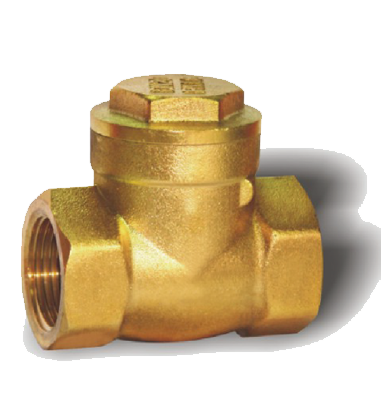 Brass horizontal check valve