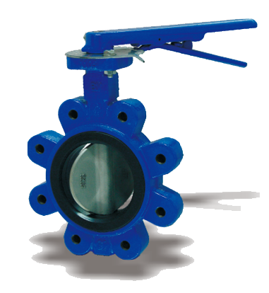 Handle cast iron full ear butterfly valve