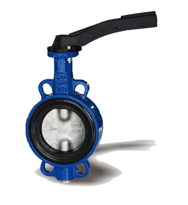 Hand Cast Iron Wafer Butterfly Valve