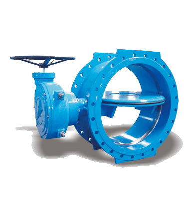 Double flange butterfly valve