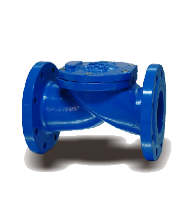 Cast iron rubber flap check valve