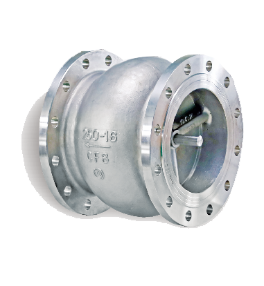 Stainless steel flange mute check valve