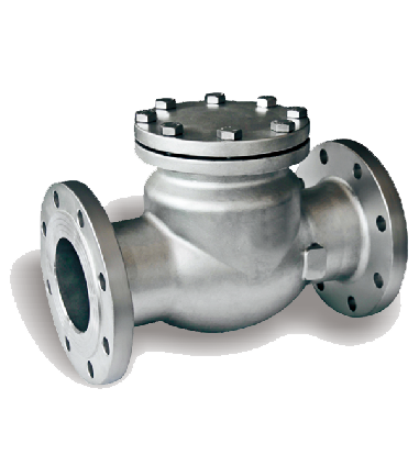 Stainless steel flanged horizontal check valve
